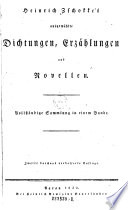 Heinrich Zschokke's ausgewahlte Dichtungen, Erzahlungen und Novellen