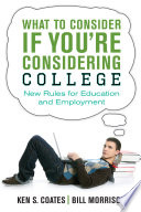 Cover of What to Consider If You're Considering College