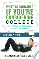 Cover of What To Consider if You're Considering College - The Big Picture