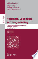 Automata, Languages and Programming