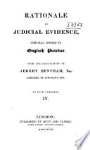 Cover of Rationale of Judicial Evidence