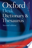 Cover of The Oxford Desk Dictionary and Thesaurus