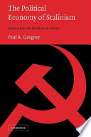 The Political Economy of Stalinism