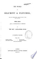 Cover of The Works of Beaumont & Fletcher