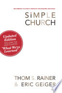 Cover of Simple Church
