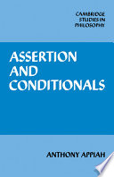 Cover of Assertion and Conditionals