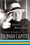 Cover of Portraits and Observations: The Essays of Truman Capote