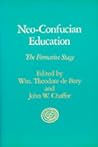 Cover of Neo-Confucian Education: The Formative Stage