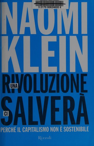Cover of Una rivoluzione ci salvera