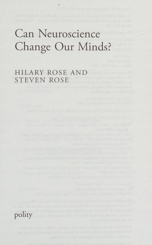 Can Neuroscience Change Our Minds?