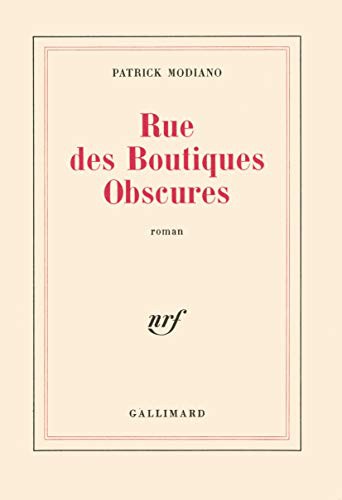 Cover of Rue des boutiques obscures