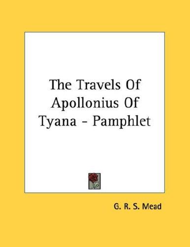 The Travels of Apollonius of Tyana