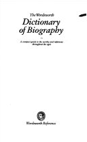 The Wordsworth Dictionary of Biography