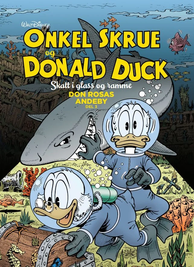 Onkel skrue og Donald Duck: Skatt i glass og ramme